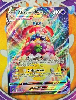 🔥Pokemon TCG Alcremie VMAX Champion's Path 023/073 Holo Ultra Rare Full Art📈 - Image 1