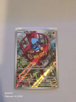 Pokemon Center Riolu #10 Promo Mega Evolutions Stamped Exclusive - Image 1