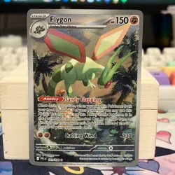 Flygon 101/094 Illustration Rare IR Pokemon TCG Phantasmal Flames English NM - Image 1