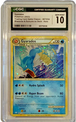 CGC 10 Gyarados 007/032 Pokemon TCG Classic: Blastoise & Suicune Deck- Holo - Image 1
