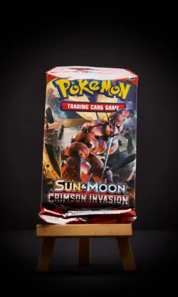 Pokemon TCG SM Crimson Invasion Factory Sealed Booster Pack Buzzwole Art - Image 1