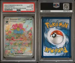 2023 Pokemon Scarlet & Violet English 151: Venusaur Ex SIR #198 PSA 10 - Image 3