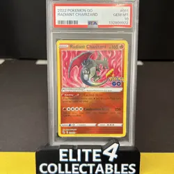 Radiant Charizard 011/078 - PSA 10 (Pokemon Go) - Image 1