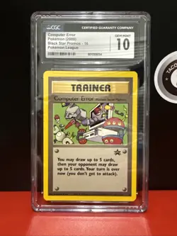 Computer Error 16 Black Star Promo WOTC - CGC 10 GEM MINT - Pokemon Vintage 2000 - Image 1
