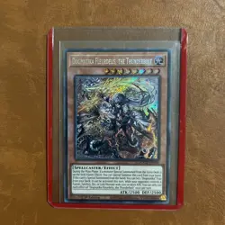 Dogmatika Fleurdelis, the Thunderbolt DOOD-EN026 Secret Rare 1st Edition YuGi... - Image 1