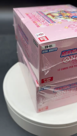 Lot of (2) One Piece EN EB-01 Memorial Collection Extra Booster Boxes Sealed - Image 2