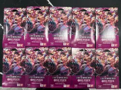 10 X One Piece - A Fist of Divine Speed OP11 - Sleeved Booster English - Image 1