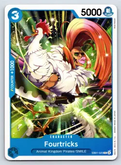 One Piece - EB01-025 Fourtricks - C - US Seller - Image 1