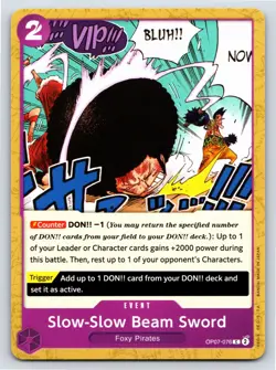 One Piece - OP07-076 - Slow-Slow Beam Sword - C - US Seller - Image 1