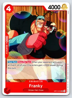 One Piece - OP11-012 - Franky - UC - US Seller - Image 1