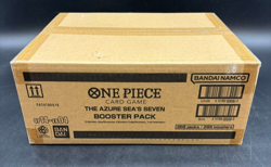 One Piece OP14-EB04 The Azure Sea's Seven English 12 Booster Box Case Sealed - Image 1