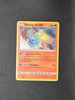 Pokemon TCG Shining Ho-OH SM70 Sun & Moon Black Star Promo Holo Card - Image 1