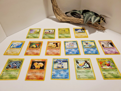 Pokemon Card Lot of 15 Cards Chinchou, Totodile, Tangela, Wartortle - Lot #67 - Image 1