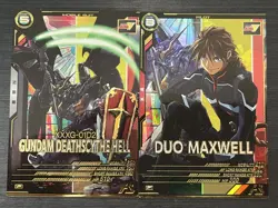 Deathscythe Hell & Duo Maxwekk T02-020 UT02-058 Gundam Arsenal Base Card - Image 1