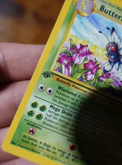 Butterfree 33/64 d Edition Error Misprint 1st Edition Stamp Jungle Pokemon Card^ - Image 3