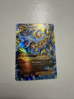 M Charizard EX Mega Full Art Holo Secret Rare Flashfire 108/106 Pokemon Card - Image 1