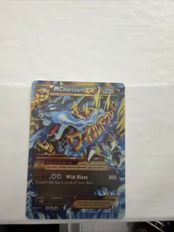 M Charizard EX Mega Full Art Holo Secret Rare Flashfire 108/106 Pokemon Card - Image 2
