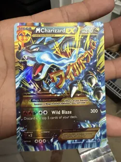 M Charizard EX Mega Full Art Holo Secret Rare Flashfire 108/106 Pokemon Card - Image 5