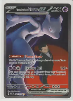 Team Rocket's Mewtwo ex - Special Illustration Rare Pokemon Card ASC 281/217 SIR - Image 1