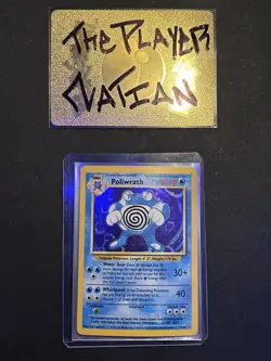Pokemon TCG Poliwrath Holo Rare Card 13/102 Base Set WOTC 1999 - Image 1