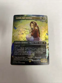 Aerith Last Ancient Borderless Chocobo Track Foil Card #0471 MTG LP - Image 1