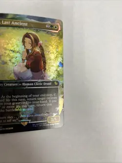 Aerith Last Ancient Borderless Chocobo Track Foil Card #0471 MTG LP - Image 2