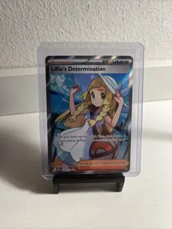 Pokemon TCG Mega Evolution Lillie’s Determination Full Art Trainer Card 169/132 - Image 1