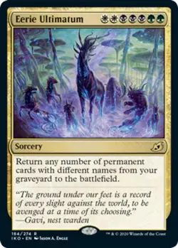 x1 Eerie Ultimatum R MTG Ikoria: Lair of Behemoths M/NM, English - Image 1