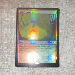 Magic: The Gathering Spire Garden Land Commander Legends Foil - Image 1