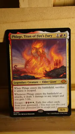 Phlage, Titan of Fire's Fury - NM - Modern Horizons 3 - MTG - Image 1