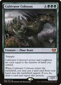 MTG Foil - Cultivator Colossus - 195 / NM / English - Image 1