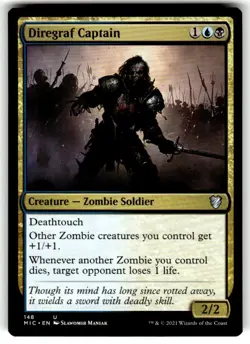 Diregraf Captain Commander: Innistrad: Midnight Hunt Regular MTG - Image 1