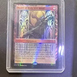 Magic The Gathering-Sword of Body and Mind Masterpiece Foil 050/054 - Image 2