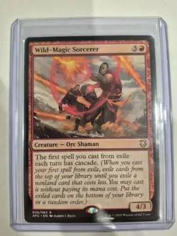 MTG Wild-Magic Sorcerer Commander: Adventures in the Forgotten Realms Regular NM - Image 1