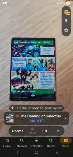 Magic the Gathering Foil Coming Of galactus MTG Playtest-fanart - Image 3