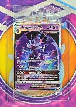 🔥Pokemon TCG Naganadel GX Holo Ultra Rare #125 Sun and Moon Hidden Fates Promo - Image 3