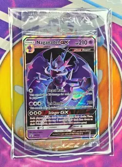 🔥Pokemon TCG Naganadel GX Holo Ultra Rare #125 Sun and Moon Hidden Fates Promo - Image 4
