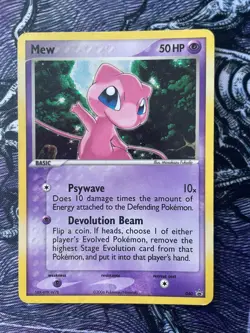 Mew 040 Holo Nintendo Black Star Promo Pokemon Card LP - NM - Image 1