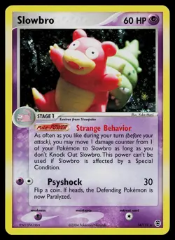 Pokemon Card - Slowbro FireRed & LeafGreen 14/112 Holo Rare - Image 1