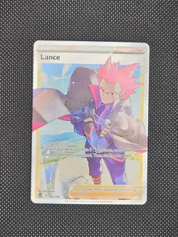 Pokemon TCG Lance 192/195 Rare Silver Tempest Sword & Shield Trainer Full Art - Image 1