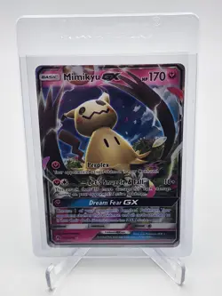 2018 Pokemon Mimikyu GX Ultra Rare Holo Sun & Moon Lost Thunder 149/214 NM/LP - Image 1
