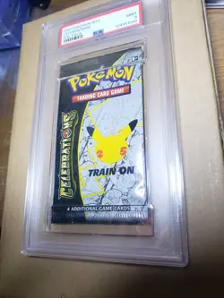 2021 Pokemon Celebrations Booster Pack PSA 9 MINT English - Image 1