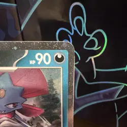 SWIRL‼ Pokemon TCG Weavile 021 Phantasmal Flames Black Star Promo cosmos Holo - Image 3