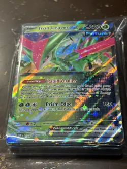 LOT OF (100) 2024 Pokemon SVP EN Iron Leaves ex 128 Paradox Clash - Image 1