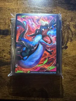 Phantasmal Flames UPC Sleeves - 65x New Sealed Mega Charizard Pokemon 2025 - Image 1