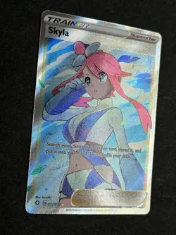 Skyla 072/072 Full Art Shining Fates Ultra Rare Trainer Pokemon TCG NM/MINT - Image 5