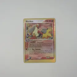 Blaziken 3/109 Rare Reverse Holo Ruby and Sapphire Pokemon DMG - Image 1