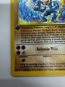 Pokemon TCG Machamp Base Set 8/102 Holo Unlimited Holo Rare HP - Image 5