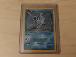 Pokemon TCG Dark Blastoise Holo 1st Edition Team Rocket 3/82 LP - Image 1