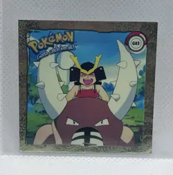 1999 Pokemon Artbox Series 1 Stickers Gold Pinsir #R03 - Image 1